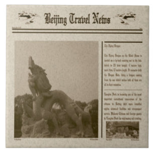 Zeitungstitel Fliese