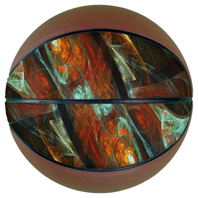 Zeitunterteilung Abstrakter Kunst Basketball (Vorderseite)