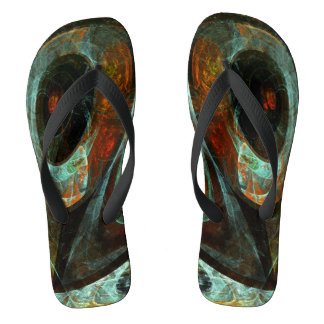 Zeitunterteilung Abstrakter Kunst Flip Flops