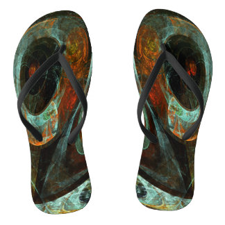 Zeitunterteilung Abstrakter Kunst Flip Flops