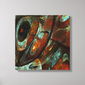 Zeitunterteilung Abstrakter Kunst Leinwanddruck