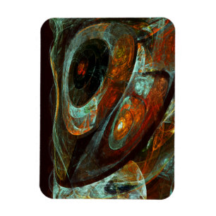 Zeitunterteilung Abstrakter Kunst Magnet