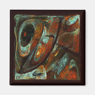 Zeitunterteilung Abstrakter Kunst Magnet