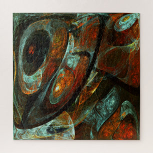 Zeitunterteilung Abstrakter Kunst Puzzle