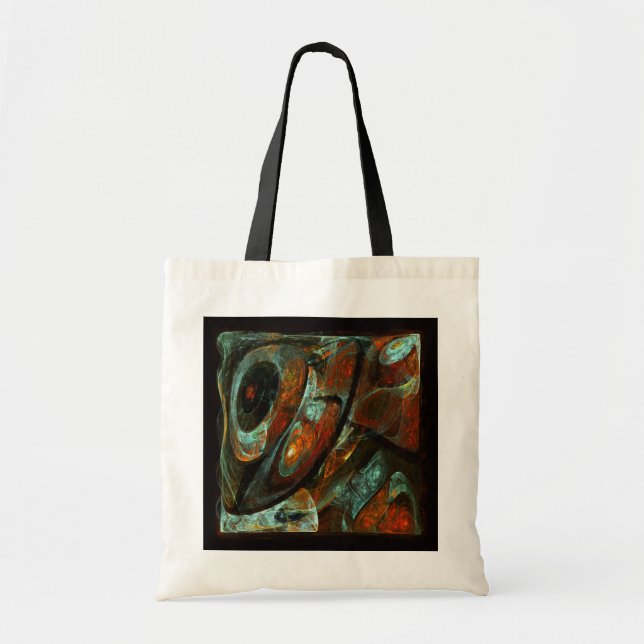 Zeitunterteilung Abstrakter Kunst Tragetasche (Vorne)