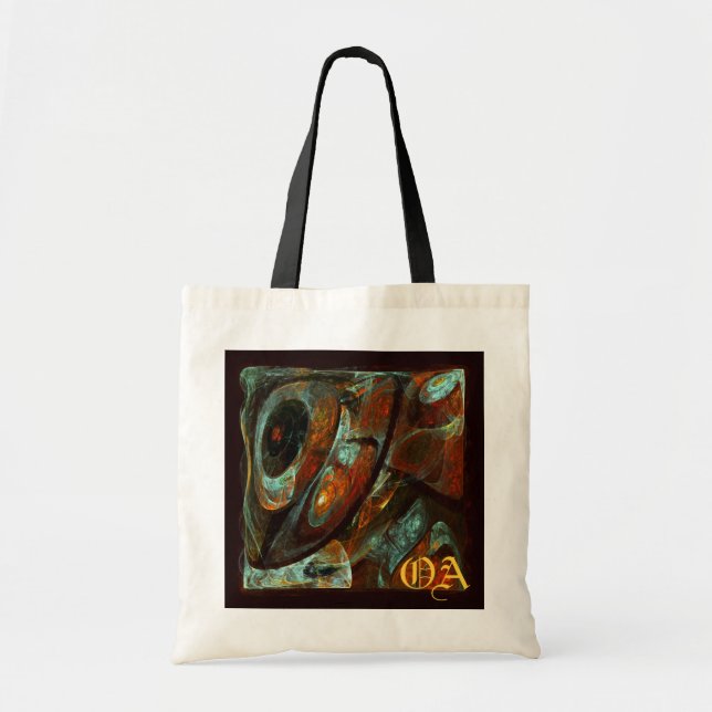 Zeitunterteilung Abstrakter Kunst Tragetasche (Vorne)