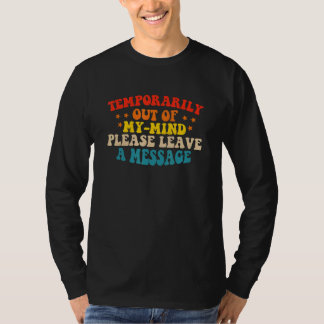 Zeitweise außer Gefecht, bitte hinterlassen Sie ei T-Shirt