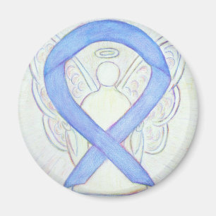 Zeitwinkle Awareness Ribbon Angel Art Magnete