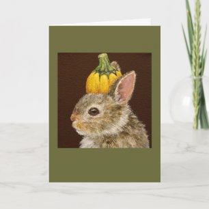 Zeke die Baby-Hasenkarte Karte