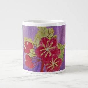 Zekela Art Design abstrakte Blume Jumbo-Tasse