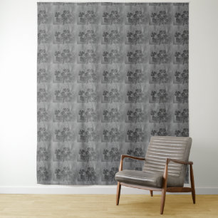 Zekela Art Design abstrakte Blume Wandteppich