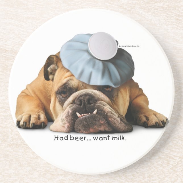 Zelda Bier-/Milch-Untersetzer Sandstein Untersetzer (Vorne)