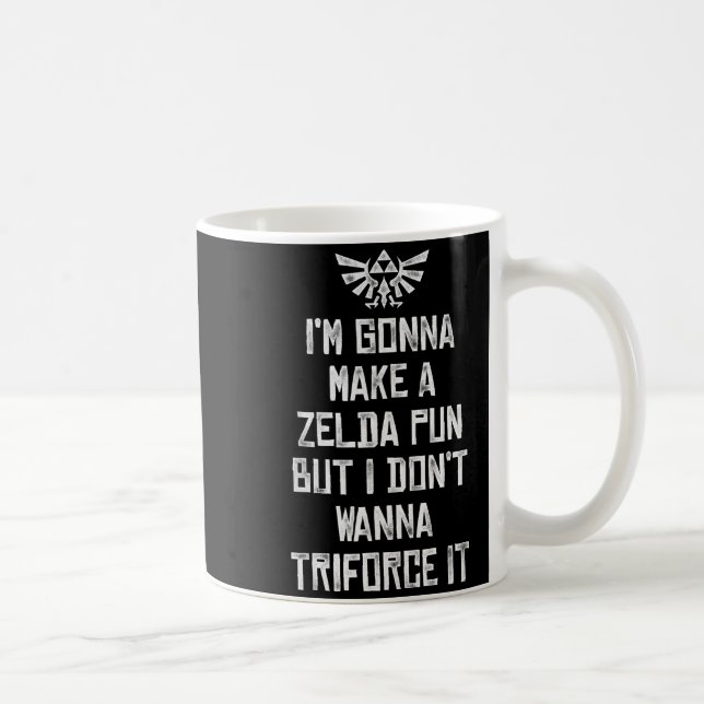 Zelda Funny Triforce It Pun Graphic  Kaffeetasse (Rechts)