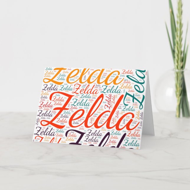 Zelda Karte (Vorderseite)