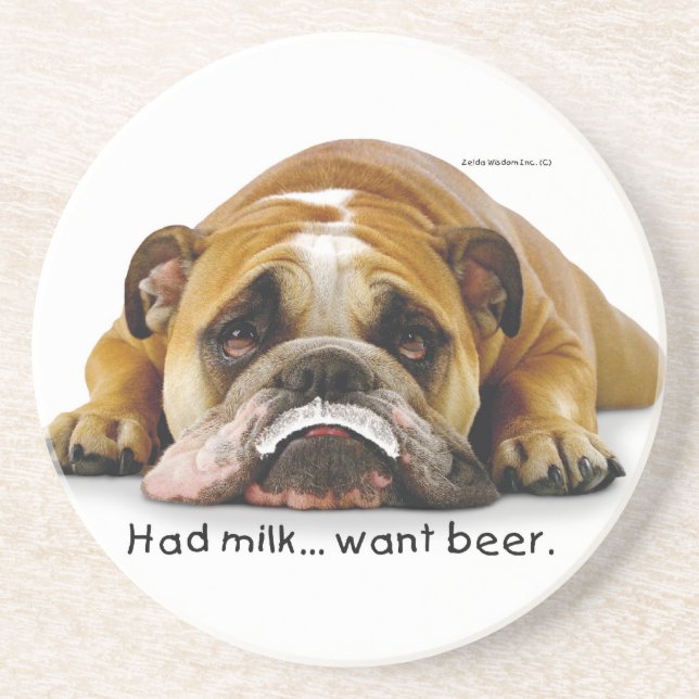 Zelda Milch-/Bier-Untersetzer Sandstein Untersetzer (Vorne)