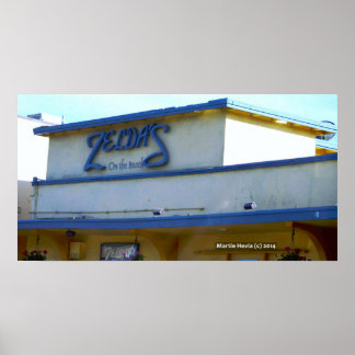 Zeldas am Strand Poster