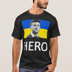 Zelensky Held, Ukrainische Flagge, Präsident Volod T-Shirt