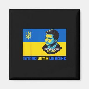 Zelensky Ich brauche Munition Unterstützt die Ukra Magnet