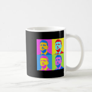 Zelensky Steht Mit Der Ukraine Ukrainer Unterstütz Kaffeetasse