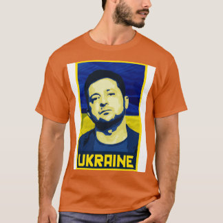 Zelensky Ukraine-Flagge T-Shirt