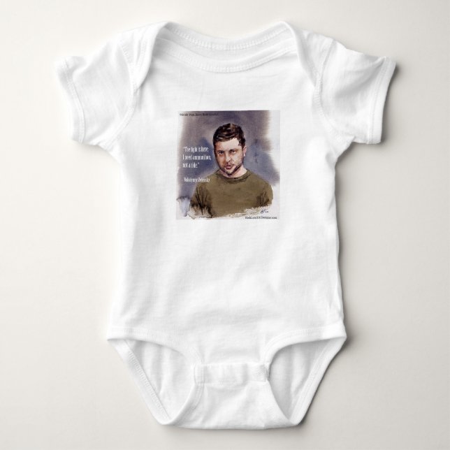 Zelensky, Wolodymir Baby Strampler (Vorderseite)