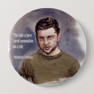 Zelensky, Wolodymir Button