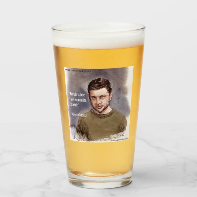 Zelensky, Wolodymir Glas (Vorne (Gefüllt))