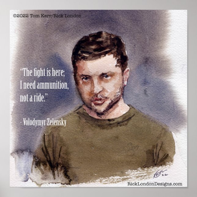 Zelensky, Wolodymir Poster (Vorne)