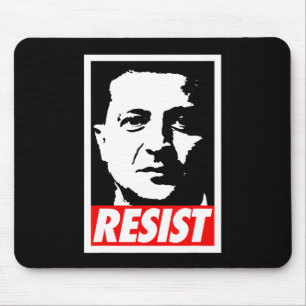 Zelenskyj - Widerstand Unterstütze Ukraine Ich ste Mousepad