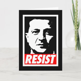 Zelenskyy - Resist Support Ukraine I Stand With Uk Karte