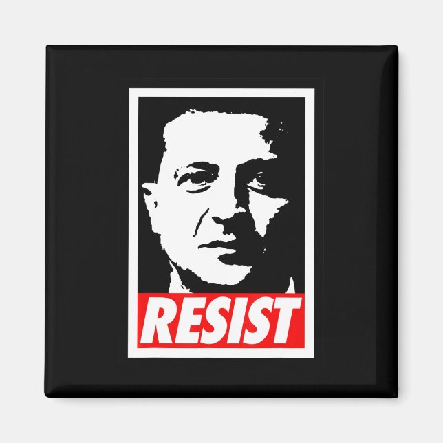Zelenskyy - Resist Support Ukraine I Stand With Uk Magnet (Vorne)