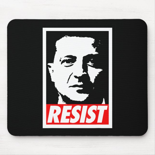Zelenskyy - Resist Support Ukraine I Stand With Uk Mousepad (Vorne)