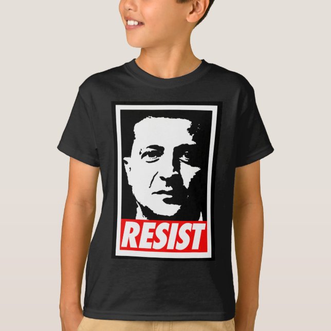 Zelenskyy - Resist Support Ukraine I Stand With Uk T-Shirt (Vorderseite)