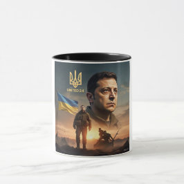 Zelenskyy ukrainischer Präsident Coffee Tasse