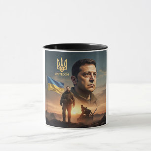 Zelenskyy ukrainischer Präsident Coffee Tasse