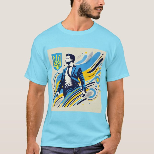 Zelenskyy Wiederaufbau der Ukraine T-Shirt (Vorderseite)