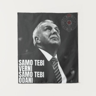 Željko Obradović ZOC Partizan Wandteppich