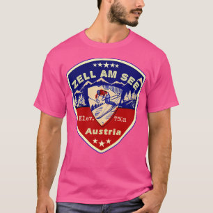Zell Am See Austria Ski Mountains Skier Act T-Shirt