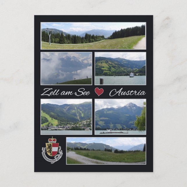 Zell am See, Österreich Postkarte (Vorderseite)