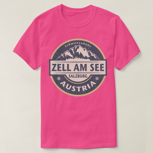 Zell am See Österreich T-Shirt (Design vorne)
