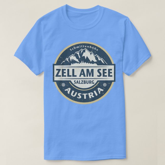 Zell am See Österreich T-Shirt (Design vorne)