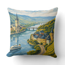 Zell Deutschland Vintage-Reise-Kunst
