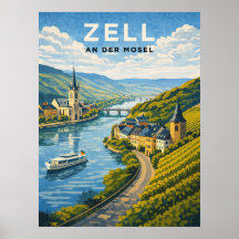 Zell Deutschland Vintage Reise