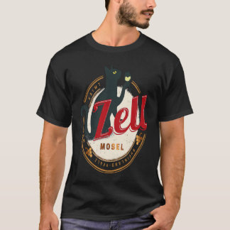 Zell with Cat Vintage Moselle Rhineland Palatinate T-Shirt