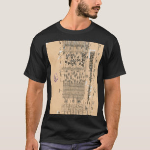 Zelle Zeichnend Auge Retina Santiago Ramon Y Cajal T-Shirt