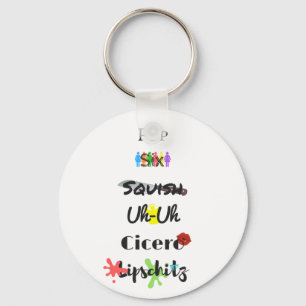 Zellen-Blocktango-Schlüsselanhänger Schlüsselanhänger