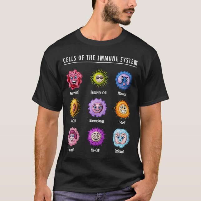 Zellen des Immunsystems T-Shirt (Vorderseite)