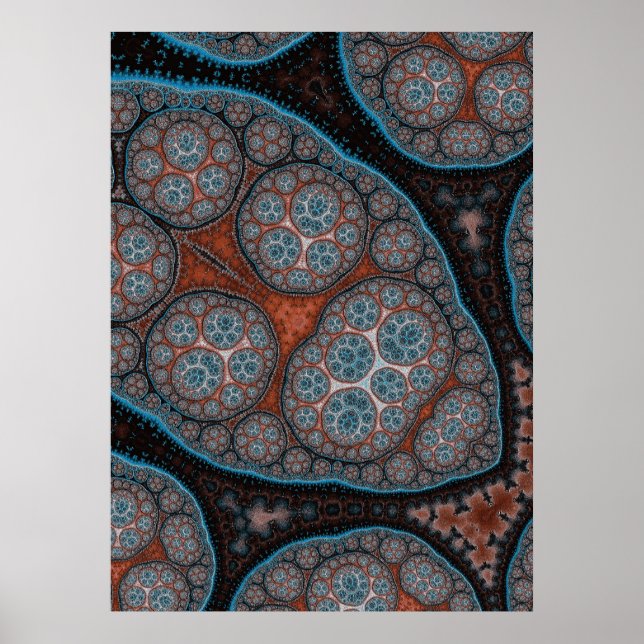 Zellen_orange Poster (Vorne)