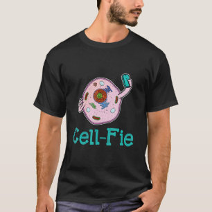 Zellenfie Funny Biology Science Lehrer Pun Geschen T-Shirt