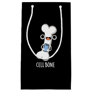 Zellenknochen Funny Cell Phone Pub Dark BG Kleine Geschenktüte